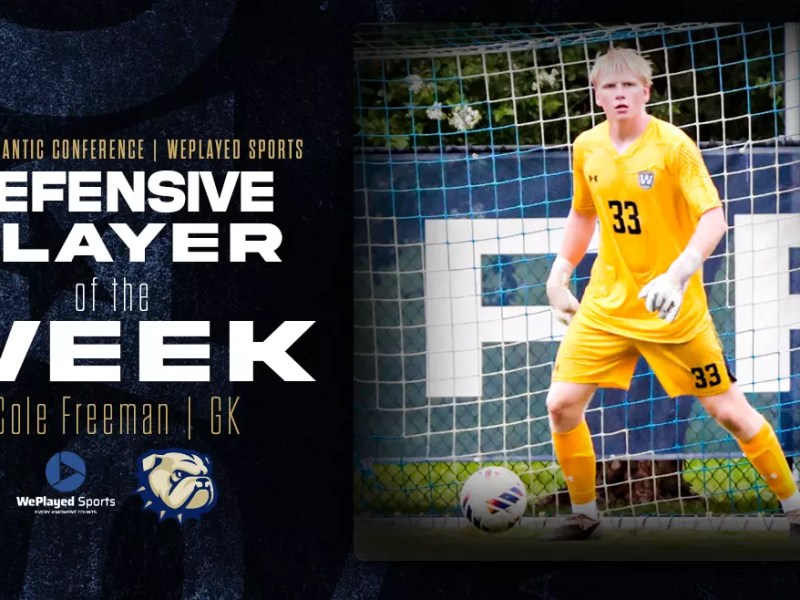 True frosh goalie Freeman doesn’t take long to make an impression on Wingate&nbsp;soccer